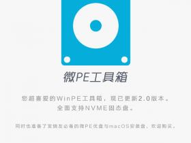 【精品软件】最优秀的装机工具箱微PE(最纯净最安全最牛x)