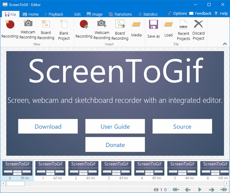 【精品软件】windows下超级好用的gif截屏工具ScreenToGif